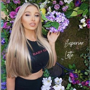 Foxy locks latte blonde 18” hair extensions